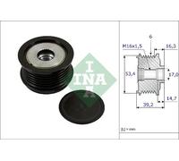 Frizione alternatore puleggia 535 0236 10 INA per FORD MAZDA VOLVO