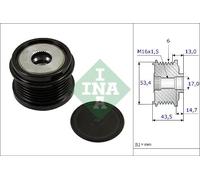 Frizione alternatore puleggia 535 0237 10 INA per FORD MAZDA VOLVO