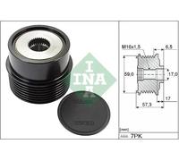 Schaeffler INA 535 0314 10 Dispositivo ruota libera alternatore per FORD