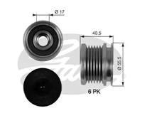 Frizione alternatore puleggia OAP7040 GATES per VW SEAT FORD