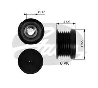 Frizione alternatore puleggia OAP7090 GATES per VW SKODA AUDI SEAT