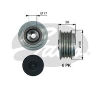 Frizione alternatore puleggia OAP7185 GATES per KIA TOYOTA HYUNDAI