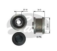 Frizione alternatore puleggia OAP7218 GATES per MAZDA 3 Tre volumi 6 Familiare 3
