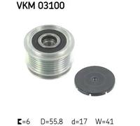 Frizione alternatore puleggia VKM 03100 SKF per VW SKODA AUDI SEAT KTM DODGE LTI