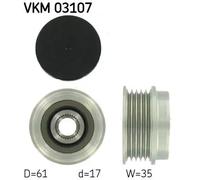Frizione alternatore puleggia VKM 03107 SKF per AUDI VW SKODA