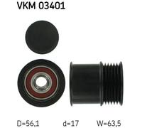 SKF Dispositivo ruota libera alternatore VKM 03401 per Saab 9-5 Familiare e 9-3 Cabriolet