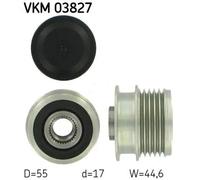 Frizione alternatore puleggia VKM 03827 SKF per MERCEDES-BENZ CLASSE A VANEO