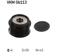 SKF Dispositivo ruota libera alternatore VKM 06113 per Toyota Chrysler Dodge