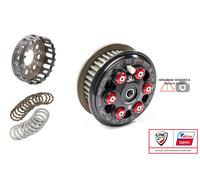 FRIZIONE ANTISALTEL.12 DENTI ORGANICI nero Ducati Hypermotard 1100 EVO 10-12 CNC