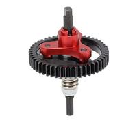 Frizione antisaltellamento completa con differenziale in metallo scavato 50T per auto RC 1/10 Slash a 2 ruote motrici (Rossa)