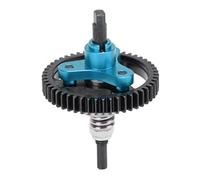 Frizione antisaltellamento completa con differenziale in metallo scavato 50T per auto RC 1/10 Slash a 2 ruote motrici (Blu)