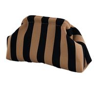 Frizione da spiaggia per le donne borse frizione a colori - Gancio intrecciato Casual Kiss Lock Chiusura Clutch per gite in al mare per cena di eleganza da spiaggia, Nero e oro., Se référer au