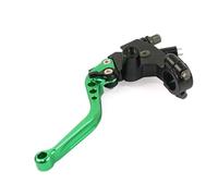 Frizione Del Cavo Della Leva Supporto Dell'obiettivo Maniglia Sinistra Freno Anteriore Motociclo Da 22 Mm Per Cafe Racer Frizione Freno Leva(Green Shorter)