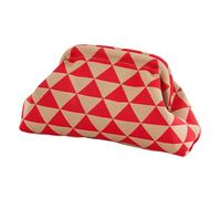 Frizione di borse bacina - borsa da sera, borsa da festa estiva | Borsa colorata tessuta a scacchi, accessorio di moda femminile, piccole borse eleganti per matrimoni, vestito alla moda corrispondente