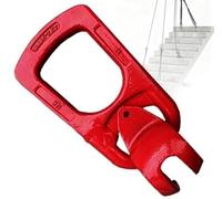 Frizione di sollevamento for calcestruzzo prefabbricato, anello di sollevamento da 1T, 2,5T, 3,5T e 10T in dispositivo for pannello ad anello multispecifica in acciaio(Red,3-5T)