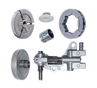 Frizione Drum.325 7 Denti 19mm Pignone Cerchio Adatto for 4500 5200 5800 45cc 52cc 58cc Motosega Parte Strumento Olio Cuscinetto ad Aghi Ingranaggio a vite senza fine