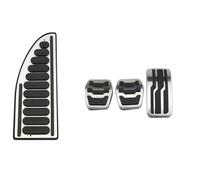 Frizione Freno Pedale Per Ford Per Focus 2 3 4 MK2 MK3 MK4 RS ST 2005-2023 Per Kuga Per Escape 2009-2020 Pedale Freno A Gas In Acciaio Inossidabile AT MT Per Auto(4Pcs MT with rest)