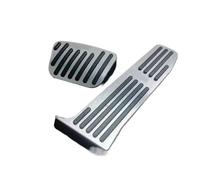 Frizione Freno Pedale Per Lexus RX350h RX450h RX500h 2023 Pedali Auto In Lega Di Alluminio Antiscivolo Poggiapiedi Freno Carburante, Accessori Copripedali(23RX 2PCS Silver)