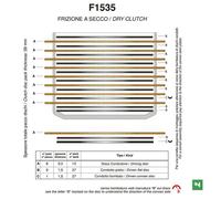 F1535A KIT SERIE DISCHI FRIZIONE NEWFREN PER DUCATI HYPERMOTARD 1100 2009