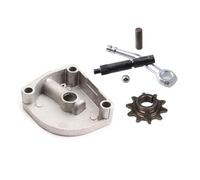 Frizione primaria Coperchio frizione a 3 fori, adatto per leva braccio, kit pignone di trasmissione a 10 denti per 49cc, 60cc, 66cc, 80cc