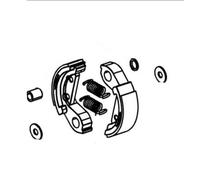 Frizione ricambio per decespugliatore BC280-320 nuovo tipo Oleomac 61280135CR