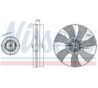 NISSENS 86222 Ventola radiatore