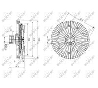 Frizione visco ventilatore per veicoli con ventola (innesto ad attrito viscoso)