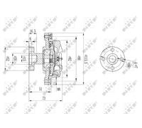 Frizione visco ventilatore per veicoli con ventola (innesto ad attrito viscoso)