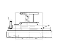 Frizione visco ventilatore termico 030.189-00A PE Automotive
