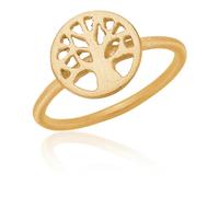 Frk. Lisberg - Anello Albero della Vita - - Accessories - Donna - Giallo - 50 MM