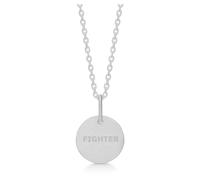 Frk. Lisberg - Collana Amuleto Argento Fighter - -Accessories -Donna -Grigio -M