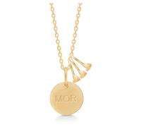 Frk. Lisberg - Collana per mamma con 3 cuori pendenti - - Accessories - Donna - Giallo - L