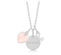Frk. Lisberg - Dichiarazione d'Amore Collana Argento Stile Simbolico - - Accessories - Donna - Grigio - M