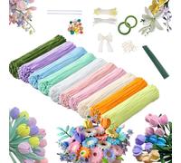 FRKOKRFA Set di 500 pulitrici per pipe, bouquet, per fai da te, fiori e decorazioni