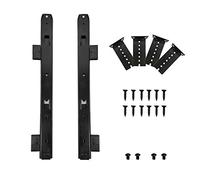 FRMSAET Guide cassetto tastiera 305/355/405/455 mm Vassoio scorrevole Accessori di montaggio hardware/Ideale per cassetto armadio da cucina (405 mm, Nero)