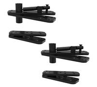 FRMSAET Sistema di cerniere a bilico per porte nascoste Ferramenta per mobili Rotazione a 360 gradi Cerniere per porte invisibili in legno Set up down Shaft - (2 pezzi, grande)