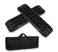 Froadp 2 pezzi di lamiere di sabbia per rimorchio, in plastica, per camper, per fuoristrada, per camion, colore nero