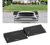 Froadp 2 rampe per marciapiede, rampa per soglia in gomma, per auto, moto, sedia a rotelle, veicoli, rampa per porta da 10 cm, bordi alti marciapiedi, nero, 53 x 32 x 10 cm