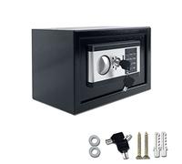 Froadp 22L Casseforti Elettroniche a Armadio 35x25x25cm Mobili Cassaforte a Muro per con Chiave & Password Cassetta di Sicurezza Mini Mobile Chiusura Elettronica a Fessura per Hotel in Casa