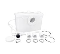 Froadp 700W Unità di Sollevamento WC Pompa Feci Integrata 180L/min Quattro Ingressi per L'acqua Pompa per Acque Reflue Stazione di Sollevamento Piccola per la Lavatrice dei Servizi Igienici