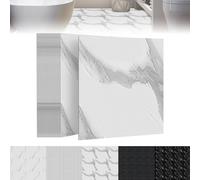 Froadp Pavimento autoadesivo in PVC, 30 x 30 cm, effetto piastrelle, 2,5 m², antiscivolo, impermeabile, per soggiorno, cucina, bagno e balcone, 27 pezzi, tipo B