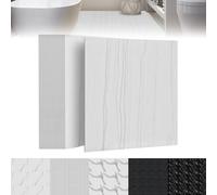 Froadp Pavimento autoadesivo in PVC, 30 x 30 cm, effetto piastrelle, 5 m², antiscivolo, impermeabile, per soggiorno, cucina, bagno e balcone, 54 pezzi, tipo C