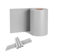 Froadp Pellicola Protettiva in PVC con Recinzione Clip di Fissaggio Doppio Recinzione da Opaca per Giardino Cortile Balcone(Grigio, 35mx19cm)