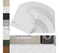 Froadp Piastrelle autoadesive in PVC 30 x 30 cm, effetto piastrelle quadrate, pavimento in vinile per soggiorno, cucina, balcone, antiscivolo e impermeabile (Tipo 1, 54 pezzi - 5,02m²)