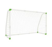 Froadp Porta da calcio in PVC, porta da pallamano professionale con parete e rete, resistente alle intemperie, per esercizi di allenamento e calcio (245 x 155 cm)
