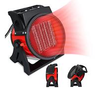 Froadp Termoventilatore in ceramica, a risparmio energetico, 2000 W, con interruttore termostatico e protezione da surriscaldamento, riscaldatore elettrico portatile, per casa, cantiere, garage,