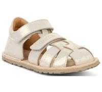 Froddo Sandali a piedi nudi in pelle, protezione per tallone e dita Flexy G3150283, Gold Shine, 25 EU