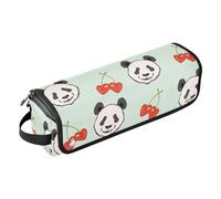 FRODOTGV 2 in 1 Strumenti per capelli Organizzatore Panda Pattern Illustrazione Donne Essentials Storage Impermeabile Flat Curling Irong Organizzatore da viaggio per strumenti caldi Ferri