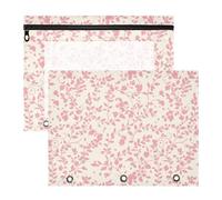 FRODOTGV Astuccio portamatite con 3 fori per lettere formato A4, confezione da 2 pezzi, per studenti e per la casa