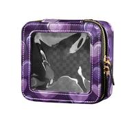 FRODOTGV Beauty case trasparente per la festa dei genitori con bellissimi fiori, 04, 1 Size
